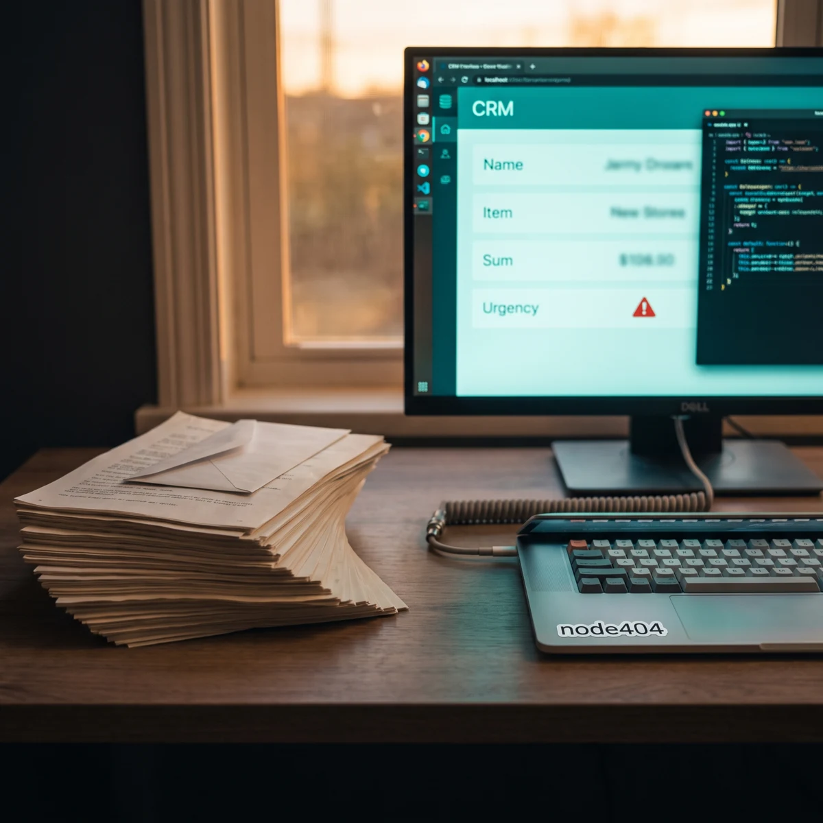 Письма в поля CRM
